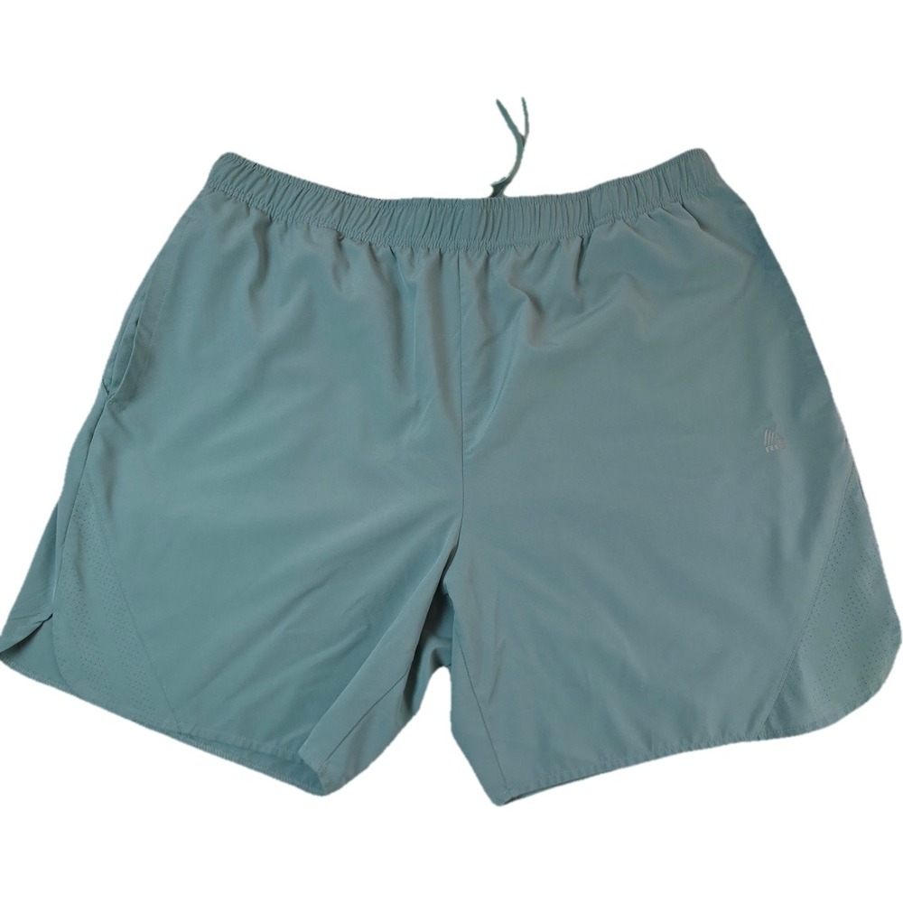 RBX Active Shorts Mens XL Green 35w Perforated Athletic Running No size tag